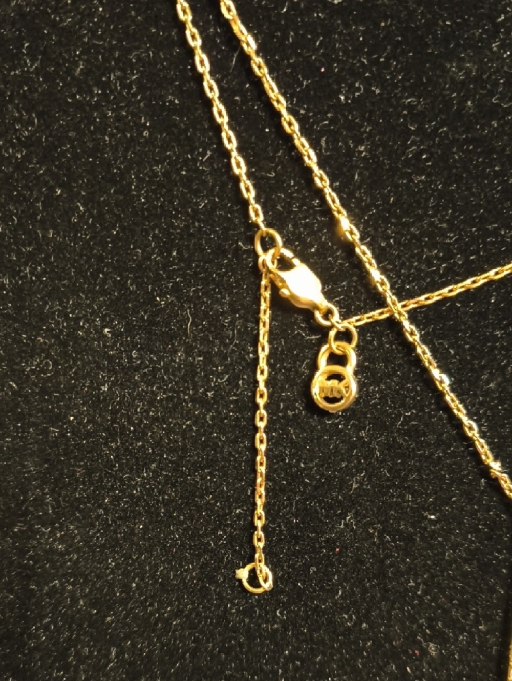 Michael Kors Drop Pendant , Stones Adjustable. Pre Owned - Picture 3 of 8